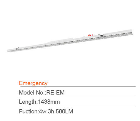 160lm/w Recessed LED Linear Light , Aluminum White Surface Mounted Linear Lighting